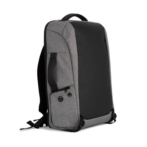 Mochila antirrobo de poliéster.