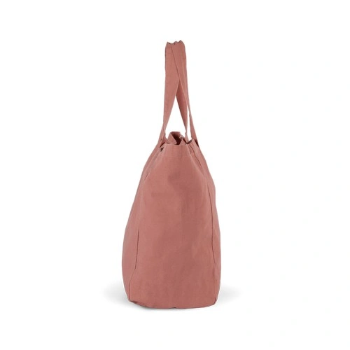 Bolsa shopper de algodón efecto lavado