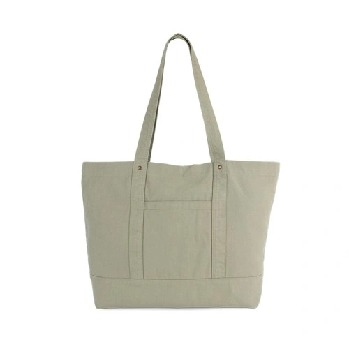 Bolsa shopper grande con bolsillo lateral