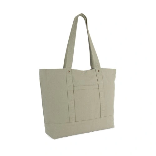 Bolsa shopper grande con bolsillo lateral