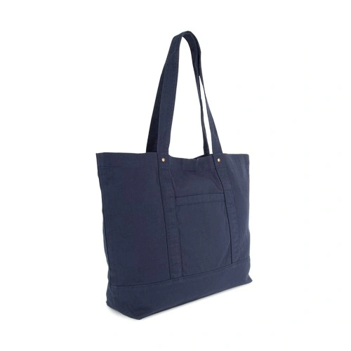 Bolsa shopper grande con bolsillo lateral