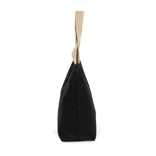 Bolsa shopper reciclada grande con fuelle en el fondo