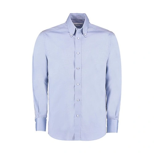 Facil de planchar Camisa Oxford Premium entallada manga larga