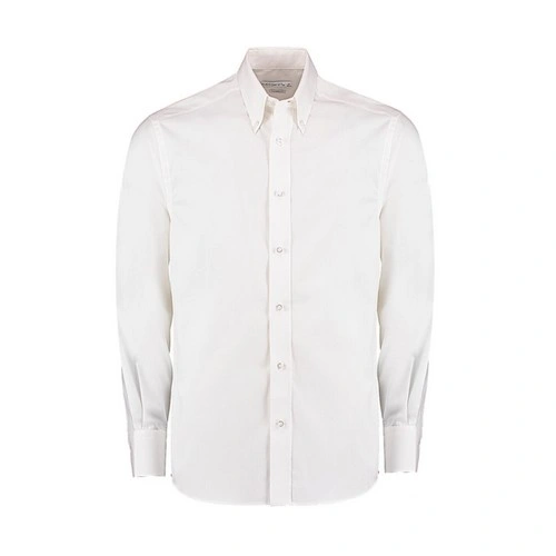 Facil de planchar Camisa Oxford Premium entallada manga larga