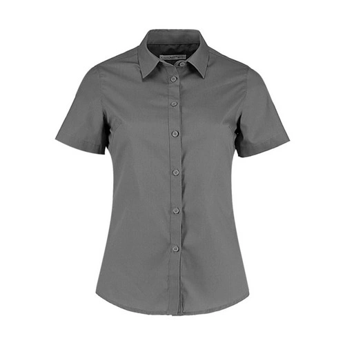 Manga corta Camisa mujer Popelina entallada