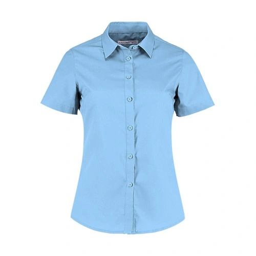 Manga corta Camisa mujer Popelina entallada