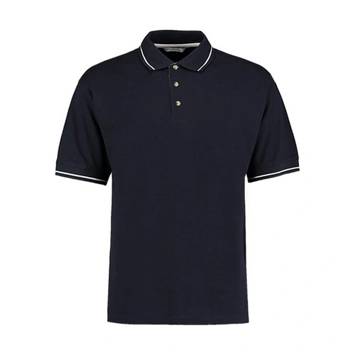2 Polo piqué cuello rayado Classic Fit