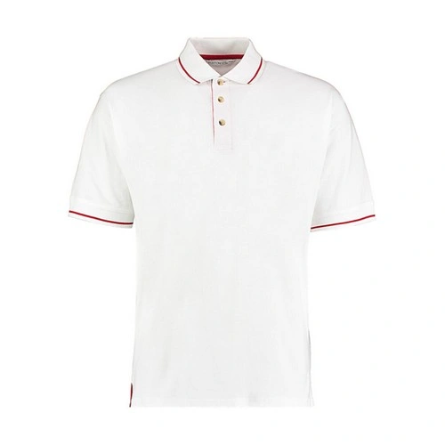 2 Polo piqué cuello rayado Classic Fit