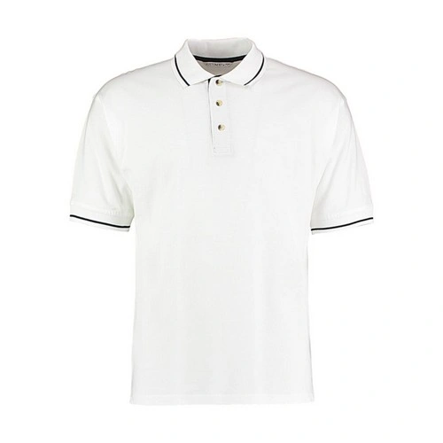 2 Polo piqué cuello rayado Classic Fit