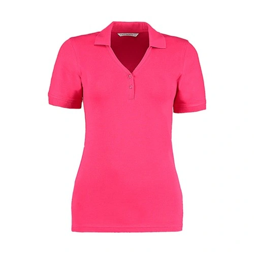 Manga corta Polo cuello V mujer Comfortec Regular Fit