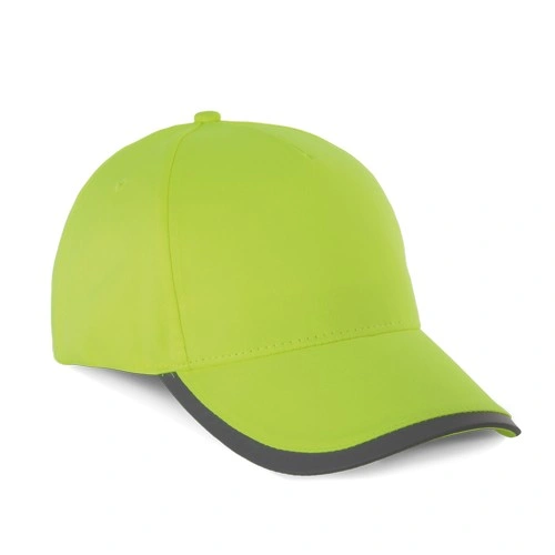 Gorra de 5 paneles de poliéster