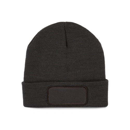 Gorro reciclado con parche y forro Thinsulate
