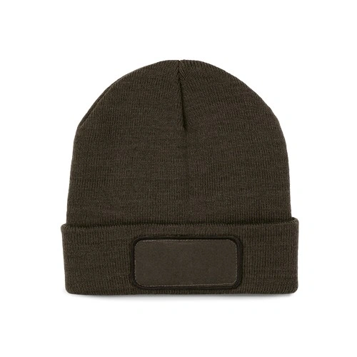 Gorro reciclado con parche y forro Thinsulate