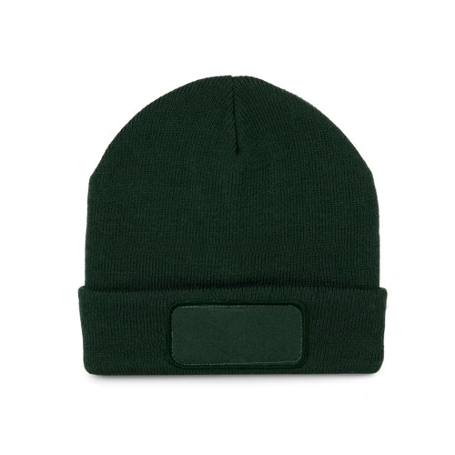 Gorro reciclado con parche y forro Thinsulate