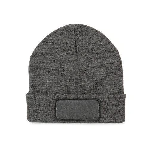 Gorro reciclado con parche y forro Thinsulate