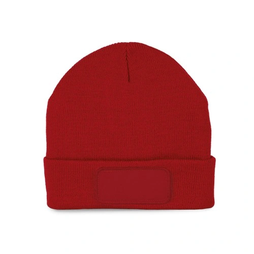 Gorro reciclado con parche y forro Thinsulate