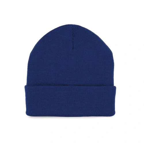 Gorro punto reciclado con dobladillo