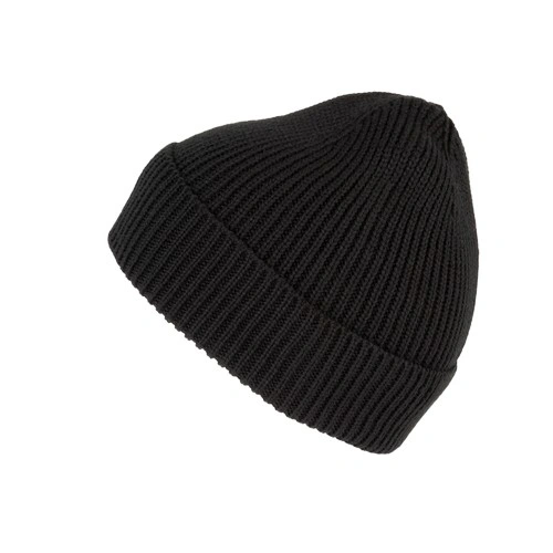 Gorro de canalé con dobladillo