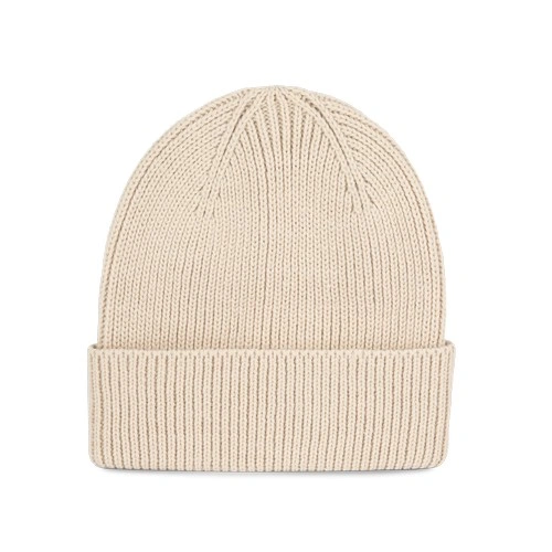 Gorro de canalé con dobladillo