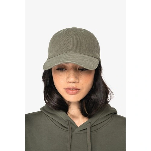 Gorra de pana ecorresponsable 6 paneles unisex