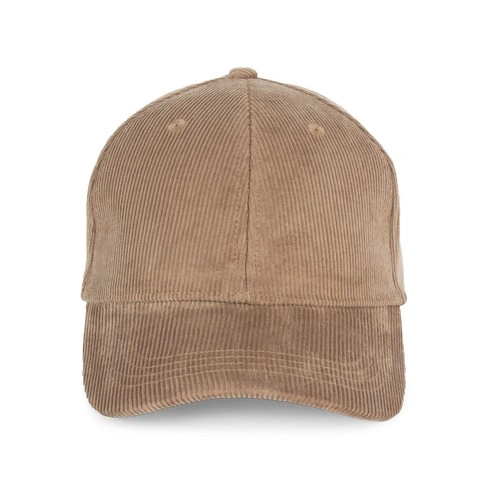 Gorra de pana ecorresponsable 6 paneles unisex
