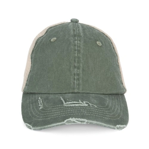 Gorra trucker ecorresponsable efecto desgastado unisex