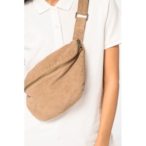 Riñonera ecorresponsable efecto lavado de pana