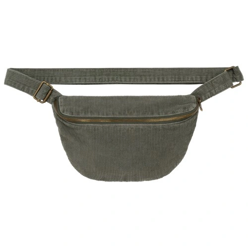 Riñonera ecorresponsable efecto lavado de pana