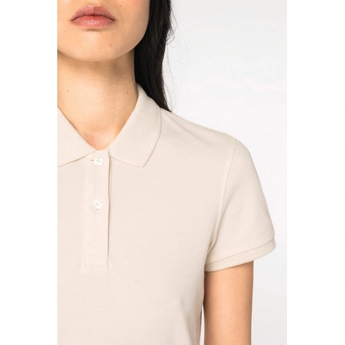 Polo ecorresponsable punto piqué mujer
