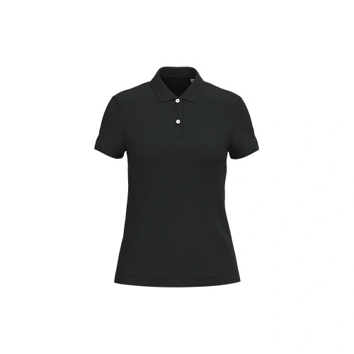Polo ecorresponsable punto piqué mujer