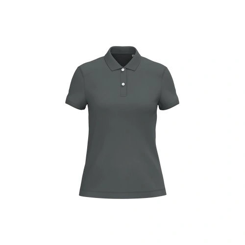 Polo ecorresponsable punto piqué mujer