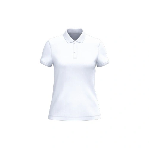 Polo ecorresponsable punto piqué mujer