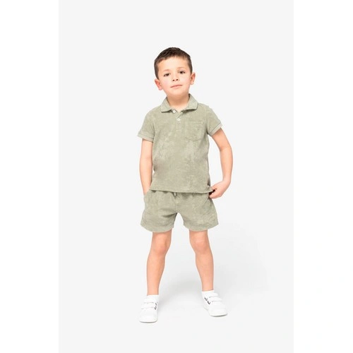 Polo ecorresponsable de rizo niño