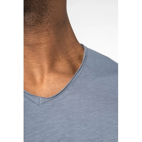 Camiseta ecorresponsable slub con bordes sin rematar hombre