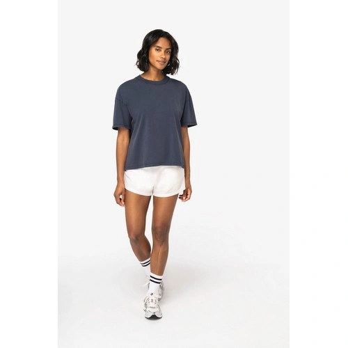 Camiseta ecorrersponsable oversize efecto lavado mujer