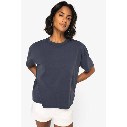 Camiseta ecorrersponsable oversize efecto lavado mujer