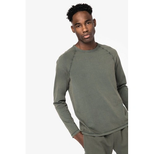 Camiseta ecorresponsable manga larga raglan hombre