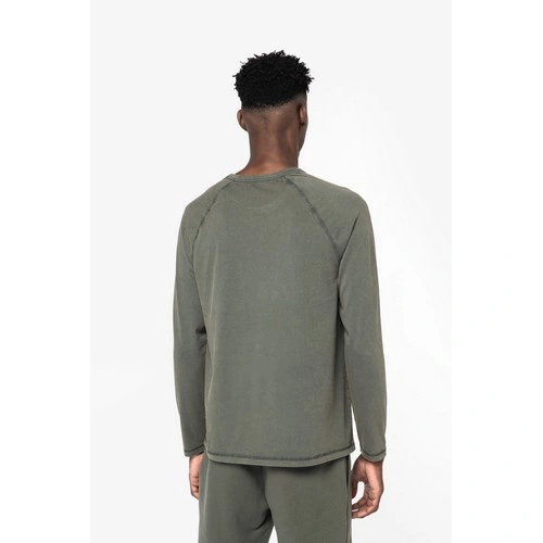 Camiseta ecorresponsable manga larga raglan hombre