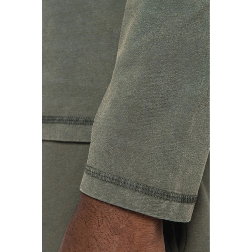 Camiseta ecorresponsable manga larga raglan hombre