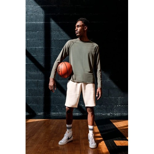 Camiseta ecorresponsable manga larga raglan hombre