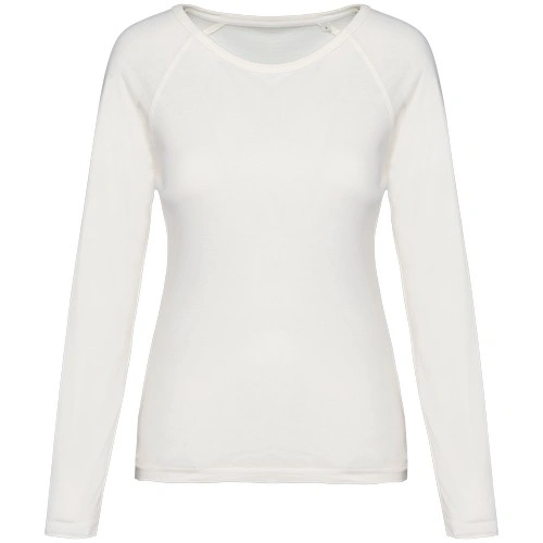 Camiseta ecorresponsable manga larga raglan mujer