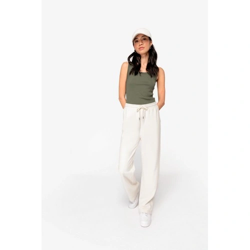 Camiseta de tirantes ecorresponsable de canalé mujer