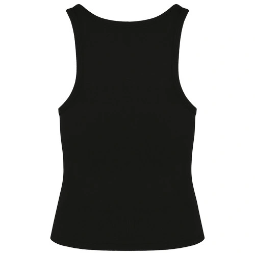 Camiseta de tirantes ecorresponsable de canalé mujer