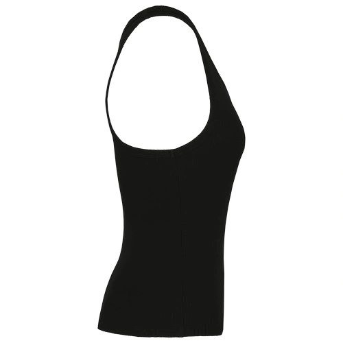 Camiseta de tirantes ecorresponsable de canalé mujer