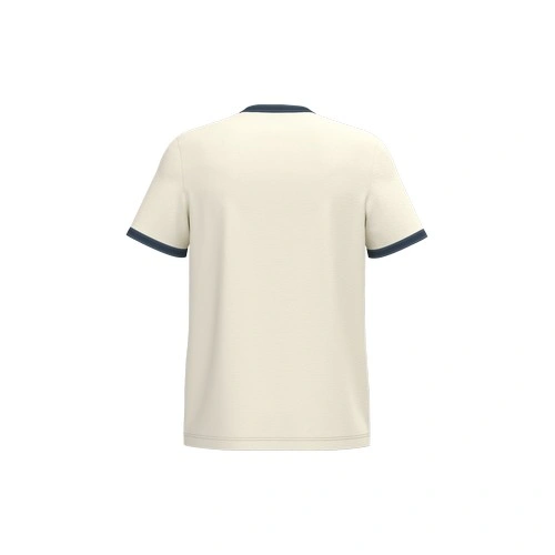 Camiseta ringer ecorresponsable con ribetes contrastados efecto lavado hombre