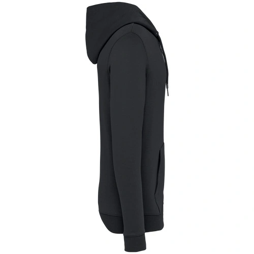 Sudadera ecorresponsable con cremallera y capucha unisex