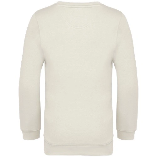 Sudadera ecorresponsable cuello redondo infantil