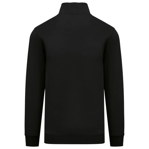 Sudadera ecorresponsable de cuello alto con cremallera hombre