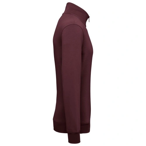 Sudadera ecorresponsable de cuello alto con cremallera hombre