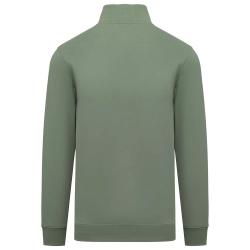 Sudadera ecorresponsable de cuello alto con cremallera hombre